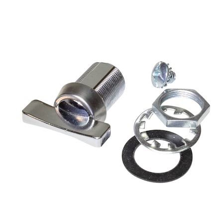 Global Cam Lock, Thumb Turn, 7/8in Barrel, S.S., With Connecting Screw And Nut. Blade/Cam Not Included CLTT-78-SS
